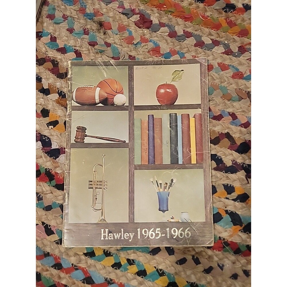 Hawley 1965-1966 Junior High Yearbook Northampton Mass Jr High School MA Signed
